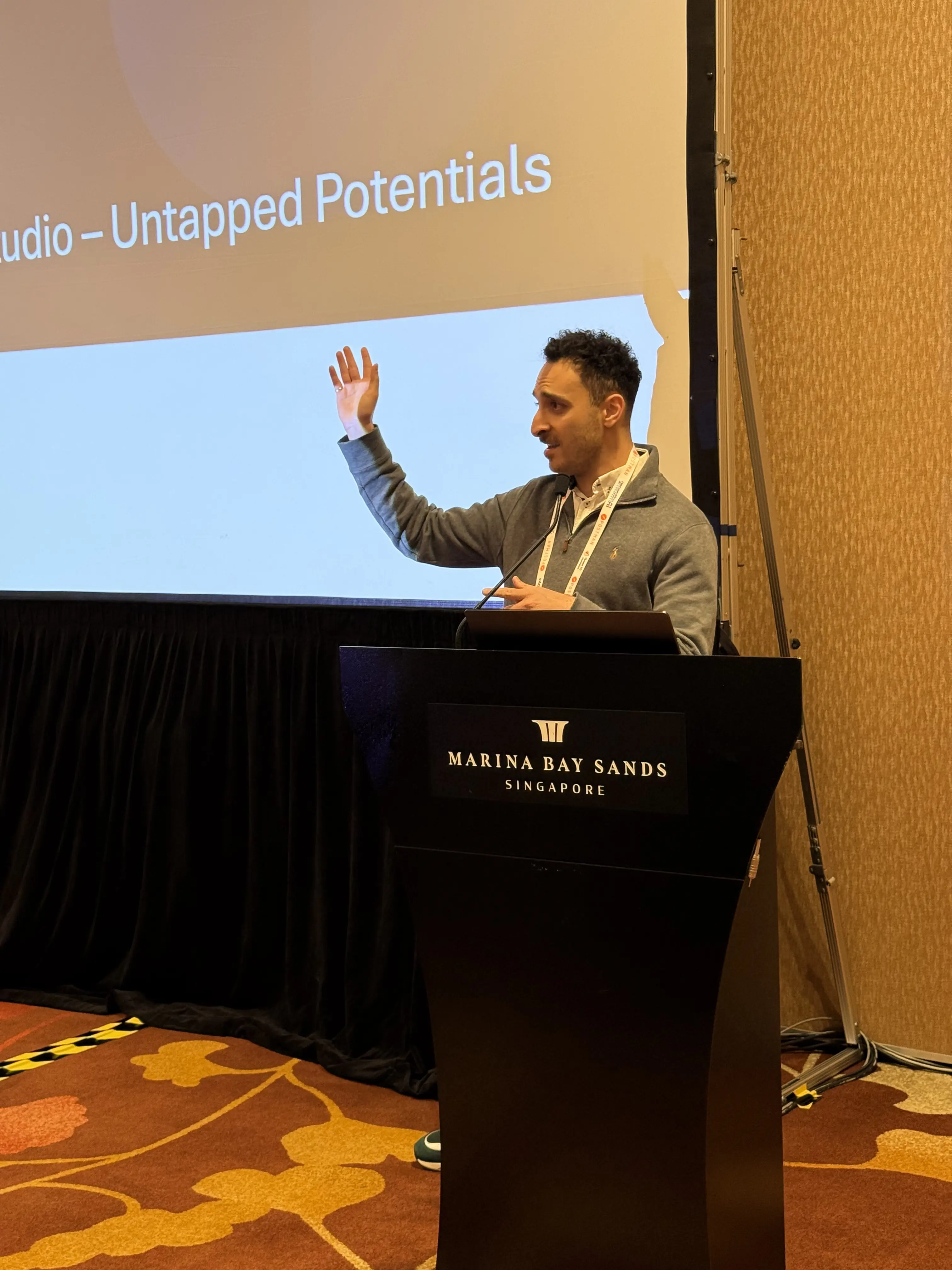 Tamimi presenting the Untapped Potentials of AsyncAPI Studio.